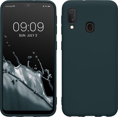 kwmobile telefoonhoesje geschikt voor Samsung Galaxy A20e - Hoesje voor smartphone - Back cover in leisteen