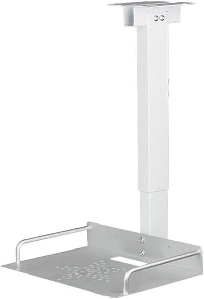 Projector Beugel - Muurbeugel Houder - Thuisbioscoop Inrichten - Geïntegreerd Kabelbeheer - 45-56cm Verstelbaar - Zilver