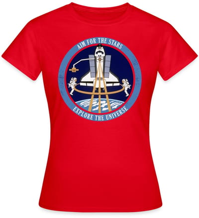 NASA Aim For The Stars T-Shirt Dames