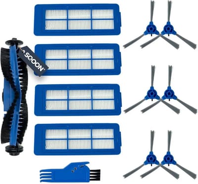 SQOON® Onderhoudsset Geschikt voor Eufy RoboVac G10 / G20 / G30 Serie – 12-delig