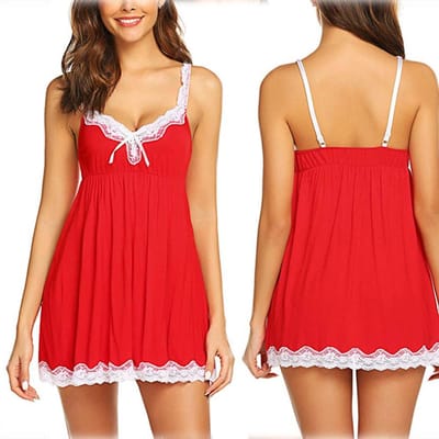 Sexy kanten lingerie nachtjapon voor dames Sexy kanten halterjurk nachtjapon 2XL