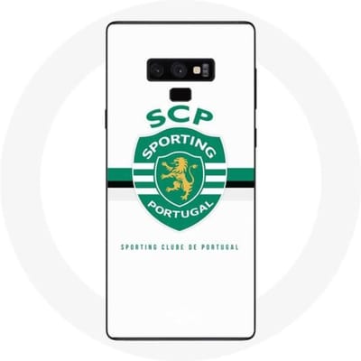 Samsung Galaxy Note 9 hoesje scp sportieve portugal witte achtergrond