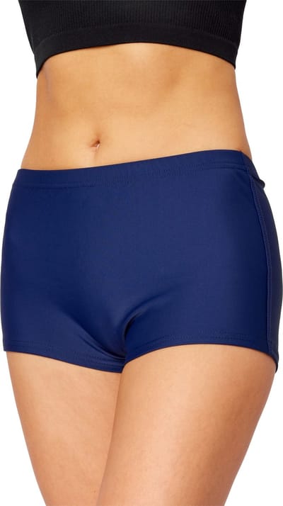 Merry Style HI-Leila Dames Zwembroek - Zwemshorts - Bikinibroekje - Elastische tailleband - Polyamide & Elastaan - Donkerblauw (6007) - 36
