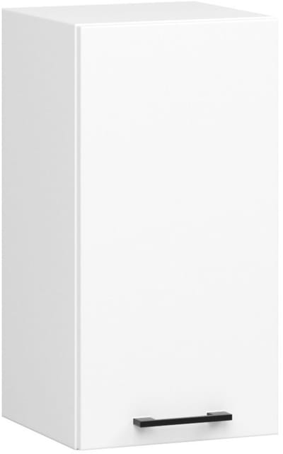 Keukenkast modulaire OLIWIA W40 met 1 Deur / Hangkast / Bovenkast / AKORD Furniture Factory / Wit / 40 x 58 x 30 cm