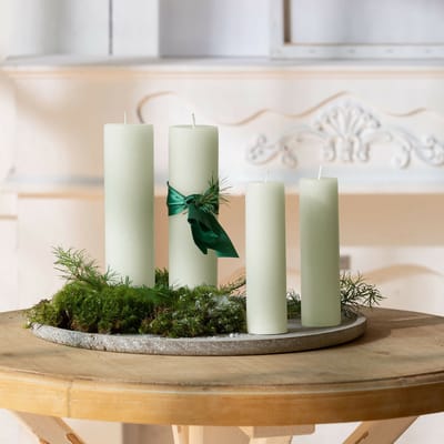 LOBERON Kaars set van 4 Avinal salie