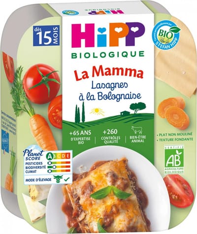 HiPP La Mamma Lasagne Bolognese van 15 Maanden Biologisch 250 g