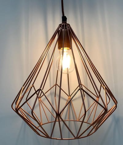 Hanglamp Grafisch Design Koper hg35 ø30,5cm