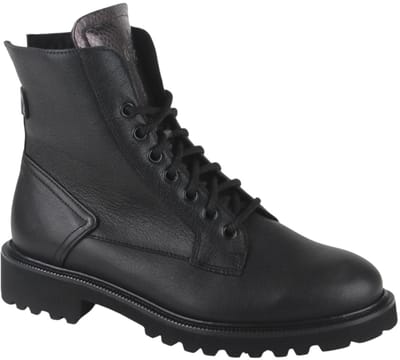 Durea - 9769 K - Hoge sneakersVeterbootsDames veterschoenenDames sneakersHalf-hoge schoenen - Kleur: Zwart - Maat: 39