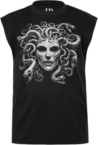 JP 1880 - Heren - Tanktop onderhemd oversized - Zwart - Maat 3XL