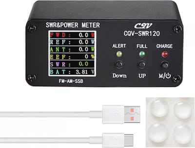 120W SWR Wave Meter met Hoge Staande Golf Alarm en Full Color Display