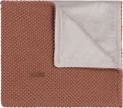 Baby's Only Gebreide wiegdeken soft - Baby deken Sparkle Flavor - Dekentje voor jongens en meisjes - 2.1 TOG - 70x95 cm - Koper-Honey Mêlee - Met subtiel glittertje