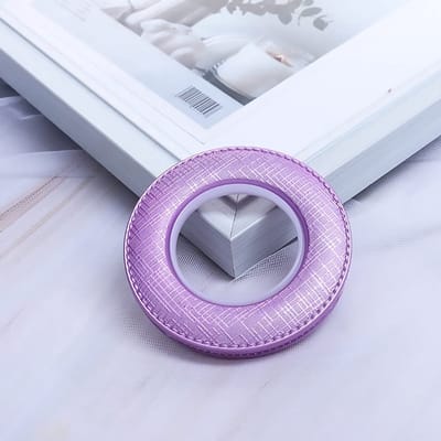 Dailygoody - Gordijnogen - 25-delige gordijnringen - Lila - Ruisarme ring - Gepolijst kunststof - Geschikt voor gordijnen - 40 mm binnendiameter