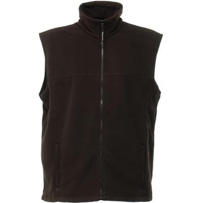 Regatta Haber II Full-Zip Bodywarmer Fleece Anti-Pill Jacket (250 GSM) (Zwart)