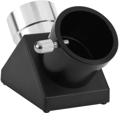 Dailygoods - 1,25 inch adapter - Diagonale telescoopadapter - Hoogwaardige beeldkwaliteit - Zwart en zilver - Geschikt voor refractor en catadioptrisc...