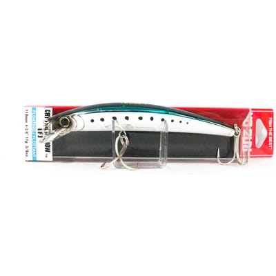Yo Zuri Crystal Minnow 110 mm Zwevende Kunstaas R1124-HSIW (9999) black