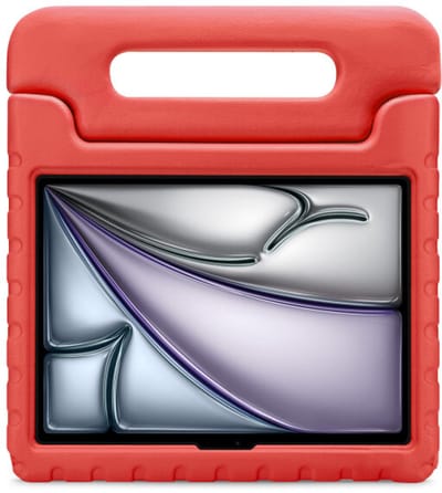 Xccess Kids Guard Tablet Case for Apple iPad Pro 12.9 (2018-2022)/iPad Pro 13 (2024/2025)/iPad Air 13 (2024/2025/2026) Red