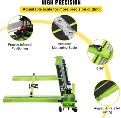 NordHaus Tegelsnijder Handmatig - Tegelsnijmachine - Keramiek Snijder - Laserlamp - 100 cm Snijlengte -27 lagers Olie gesmeerd