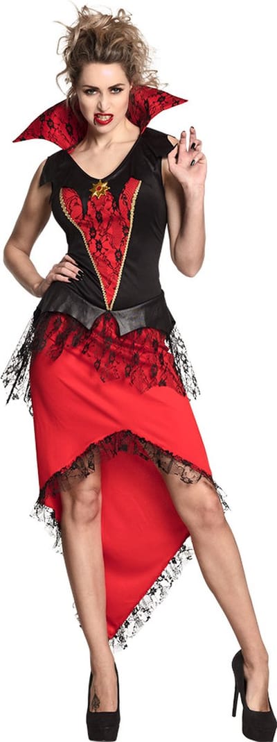 Boland - Kostuum Bloodthirsty queen (36/38) - Volwassenen - Vampier - Halloween - Vampier - Horror