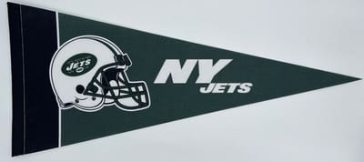 USArticlesEU - New York Jets - NY Jets - NFL - Vaantje - American Football - Sportvaantje - Pennant - Wimpel - Vlag - 31 x 72 cm