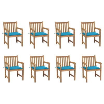 vidaXL-Tuinstoelen-8-st-met-blauwe-kussens-massief-teakhout