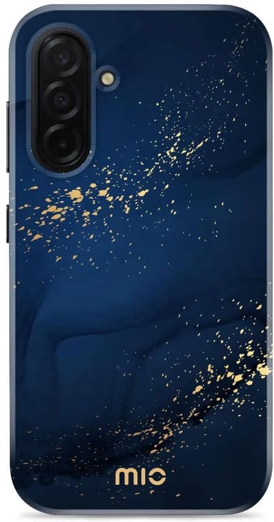 MIO by Mobilize Hoesje | Geschikt voor Samsung Galaxy A26 | Compatibel met MagSafe | Hard Shell Back Cover | Midnight Sparkle