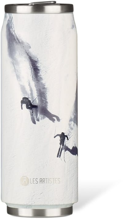 Les Artistes Paris Thermosbeker blik 500ml - met geïntegreerd rietje - Ski - LP-A4364