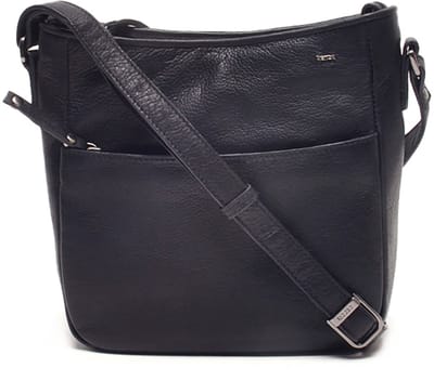 Berba | Lucca | Crossbody tas | Schoudertas | Dames | Navy | Blauw | Leer