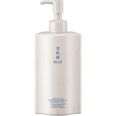 Kose - Sekkisei Blue Softening Aromatic Hand & Body Milk Pump 250ml