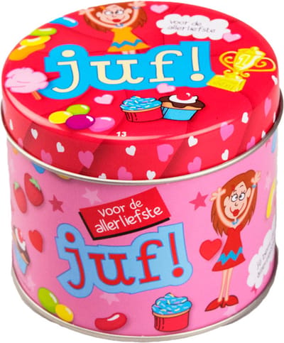 Paperdreams snoepblikje Juf