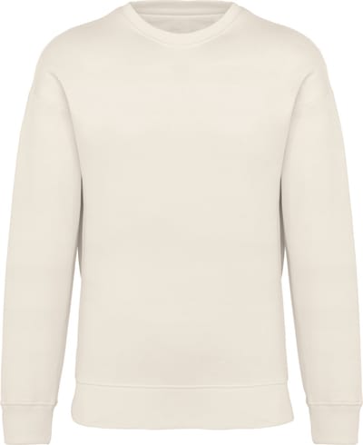 Native Spirit Ecologische oversized uniseks sweater met ronde hals NS440 - Ivory - 3XL