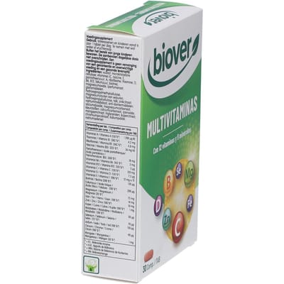 Biover Multivitamine 30 Gecomprimeerde tabletten