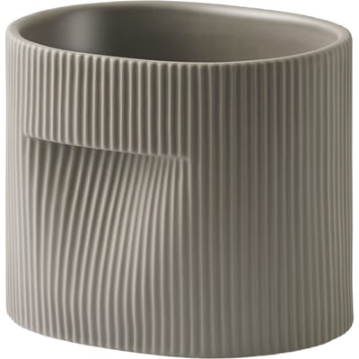 Muuto Ridge plantenbak - Hoogte 15 cm - taupe