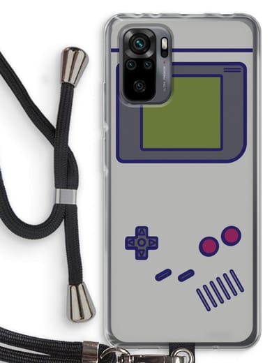Case Company® - Hoesje met koord geschikt voor Xiaomi Redmi Note 10 Pro hoesje met Koord - Game On - Telefoonhoesje met Zwart Koord - Bescherming aan alle Kanten en Over de Schermrand