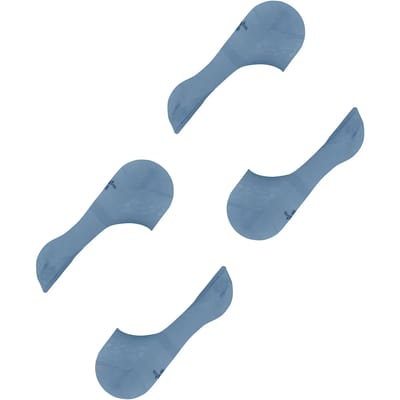 Burlington Everyday 2-Pack onzichtbar eenkleurig katoen multipack footies dames blauw - maat 35-36
