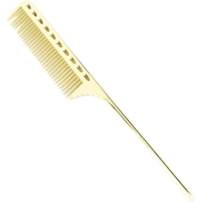 Salon Puntkam Heren Dames Styling Kam Professionele Kapper Aluminium Metalen Kam Goud goud