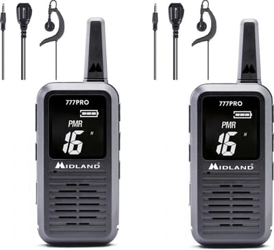 Midland 777 PRO inclusief MA21-777 PMR/LPD PORTOFOON SET