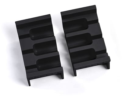 Inlegstuk voor messen voor 100er Cuisio Inlegbak anthraciet 93 x 44 x 53 mm voor 3 messen