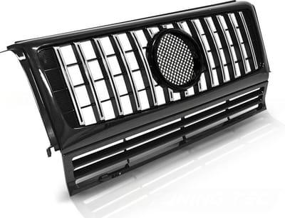 Grill MERCEDES W463 90-12 SPORT ZWART CHROOM