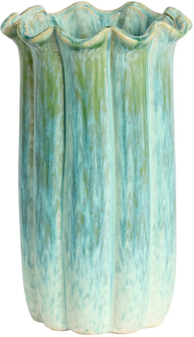 Light&living Vaas deco Ø23,5x38 cm SEDONI keramiek groen+licht blauw