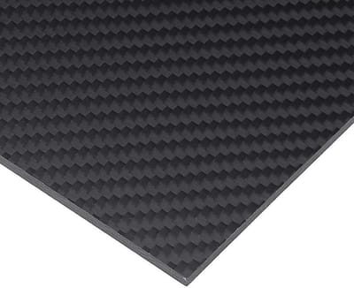 Koolstofvezel Plaat - Carbon Fiber Paneel - RC Drones Vliegtuigen - 100% Pure Koolstofvezel - 300x400mm 0.5mm - Mat Zwart