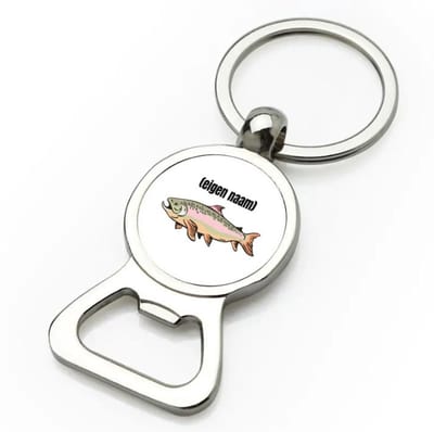 Akyol - vis met eigen naam flesopener - Vis - vissen liefhebbers - iemand die houdt van vissen - verjaardag - cadeau - kado - 9 bij 3 cm