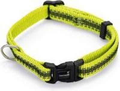 Beeztees nylon halsband Cabo geel 20 - 30 cm x 10 mm