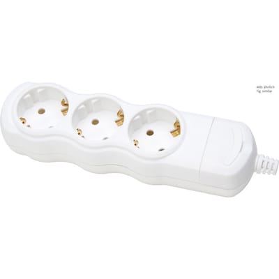Kopp 3-poorts stekkerdoos Arctic Wit Zonder Snoer - 120301007 [5 stuks]