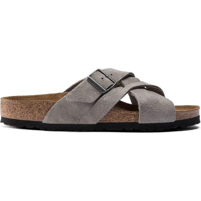 Leren sandalen Birkenstock Lugano Suede