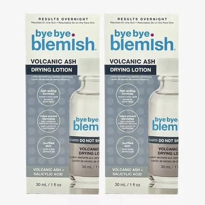Bye Bye Blemish Volcanic Ash Drying Lotion - 2pack - 2x 30ml - met vulkanische as en salicylzuur - 2 in 1 formule