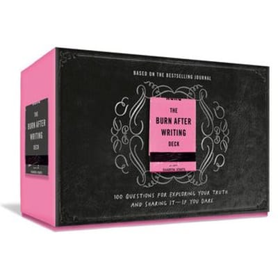 The Burn After Writing Deck: 100 Questions For Exploring Your Truth And Sharing It - If You Dare - Jones, Sharon