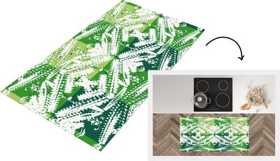 Keukenloper - Loper keuken - Cactus - Planten - Patroon - 120x60 cm - Keukenloper vinyl