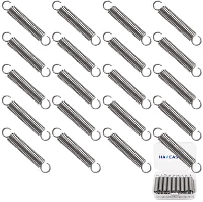 Verlengveer Set - Mechanische Veren - Apparaten Repareren - Roestvrij Staal - 20 Stuks - Zilver