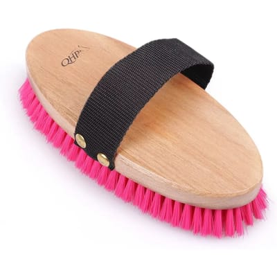 QHP Borstel Color Zacht Rose - One size