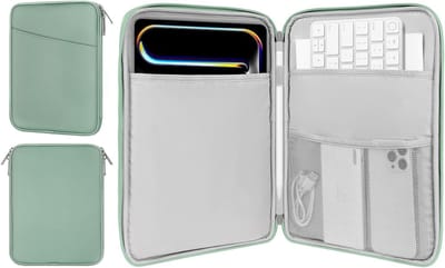 Tablethoes 9-11 Inch Geschikt voor iPad Pro, iPad Air, Galaxy Tab - Bescherming en Stijl in Cyan